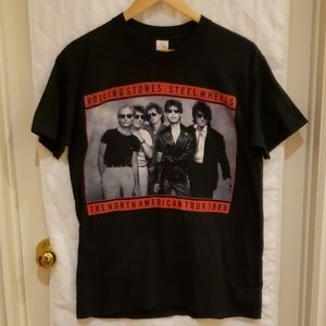 📌 80’s Rolling Stones Steel Wheels Tour T-Shirt